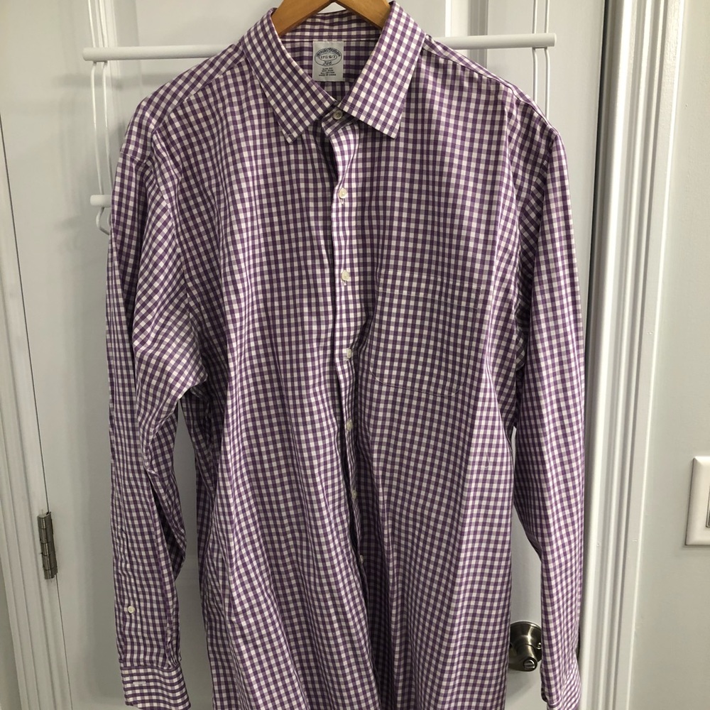 Brooks brothers slim fit non iron long sleeve